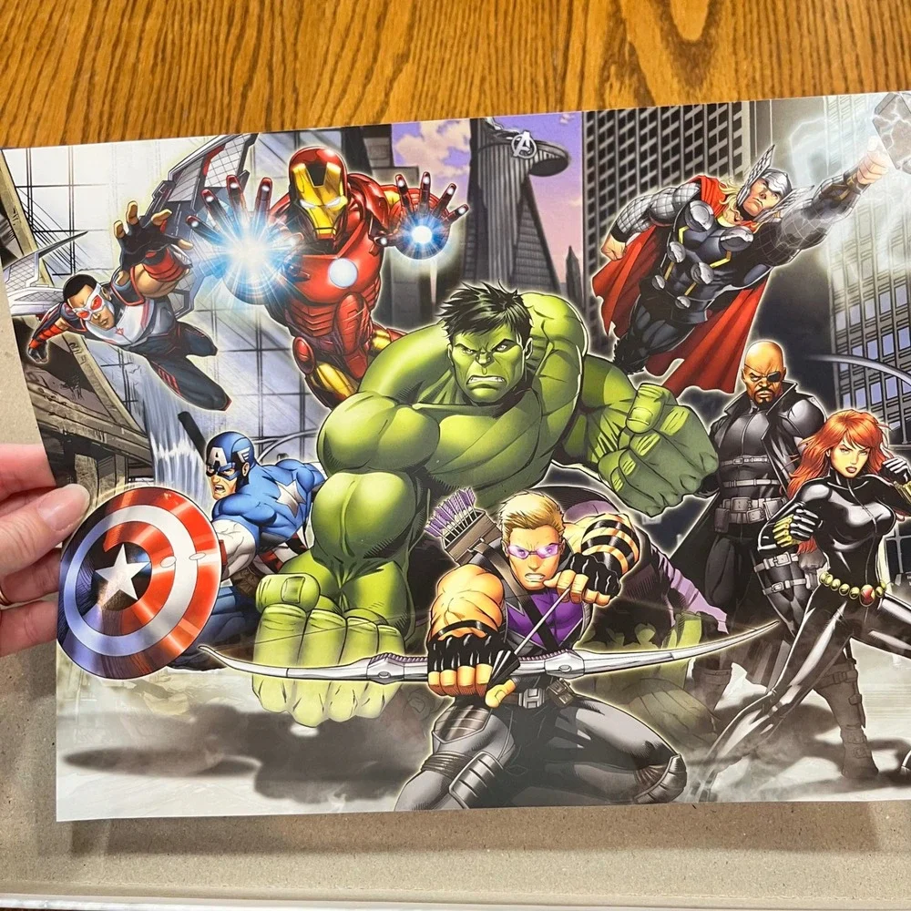 Marvel Avengers Prime 3D Puzzles, 500 Piece Jigsaw Set,‎ 2 Count, New